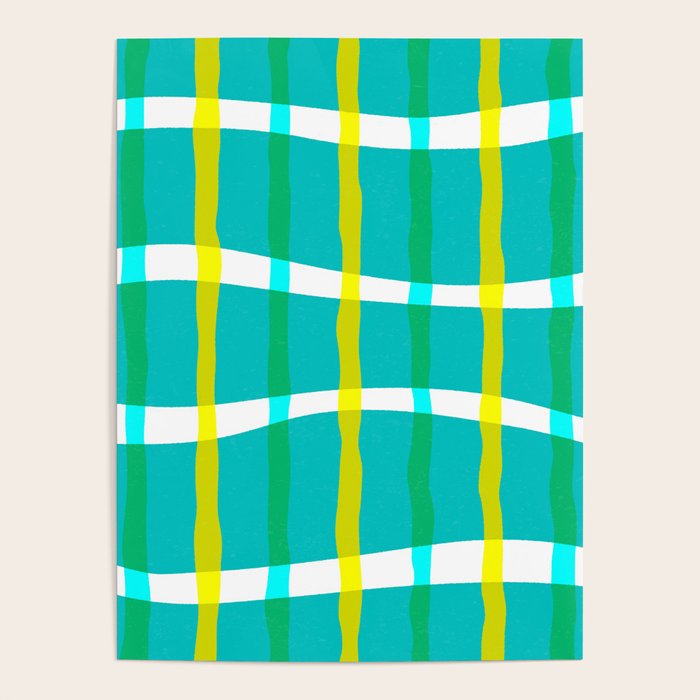 Groovy Plaid Poster Gallery Image 1