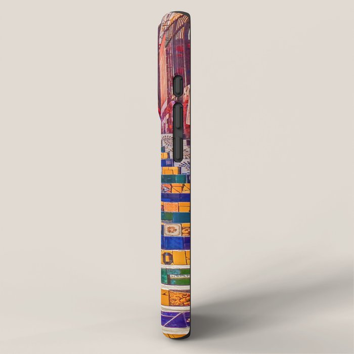Rio de Janeiro, favela Eseadaria Selarron colorful painted stairway Brazil color landscape photographic photography / photograph iPhone Case Gallery Image 2