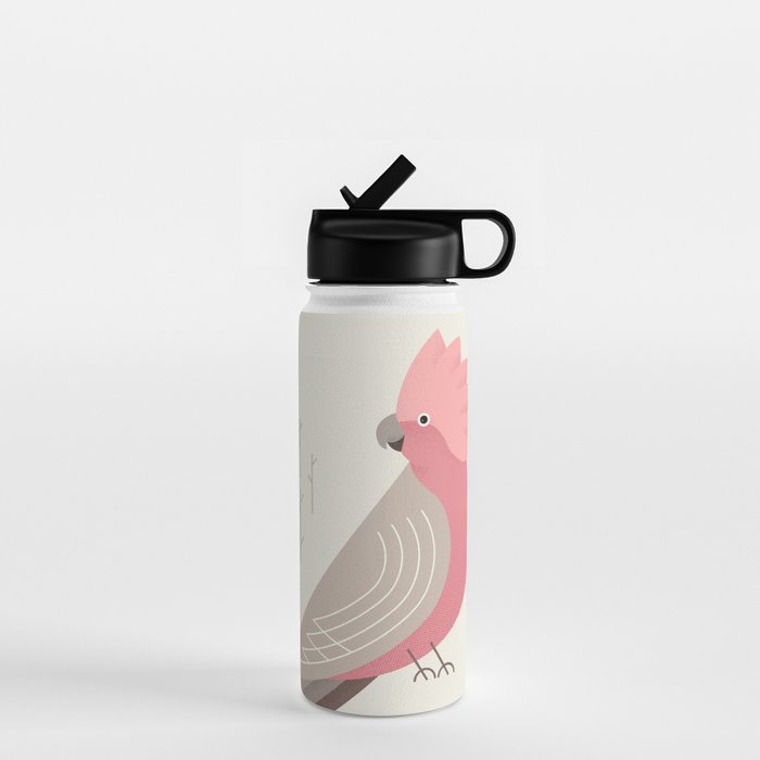 Galah, Bird of Australia Water Bottle Gallery Image 1