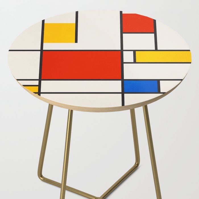 Retro Geometry: Mondrian Edition Side Table Gallery Image 2