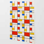 Retro Geometry: Mondrian Edition Wallpaper Gallery Image 2