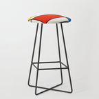 Retro Geometry: Mondrian Edition Stool Gallery Image 1