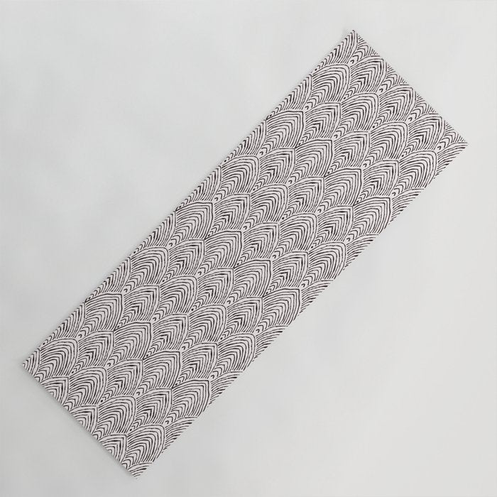 hand drawn deco Yoga Mat Gallery Image 1
