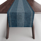 ivy stripes - navy blue Table Runner Gallery Image 1