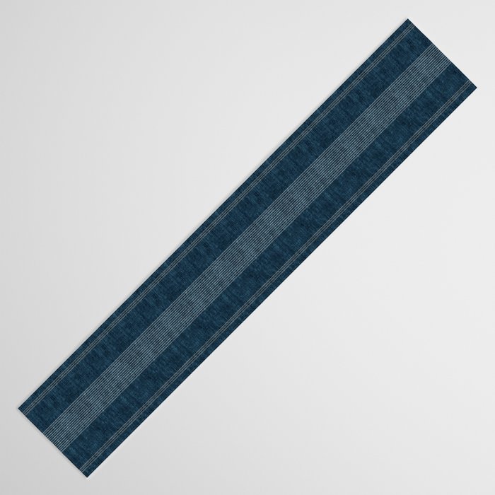 ivy stripes - navy blue Table Runner Gallery Image 3