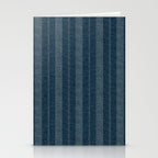 ivy stripes - navy blue Stationery Card Gallery Image 2