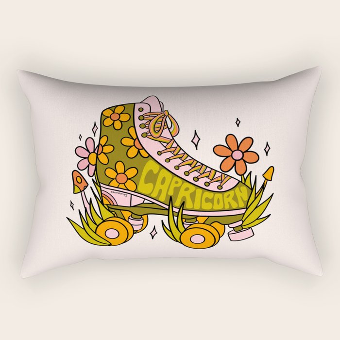 Capricorn Roller Skate Rectangular Pillow Gallery Image 2