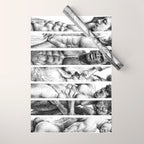 NOODDOOD Strips 1-7 Wrapping Paper Gallery Image 1