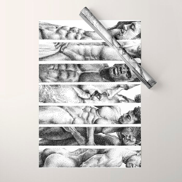 NOODDOOD Strips 1-7 Wrapping Paper Gallery Image 1