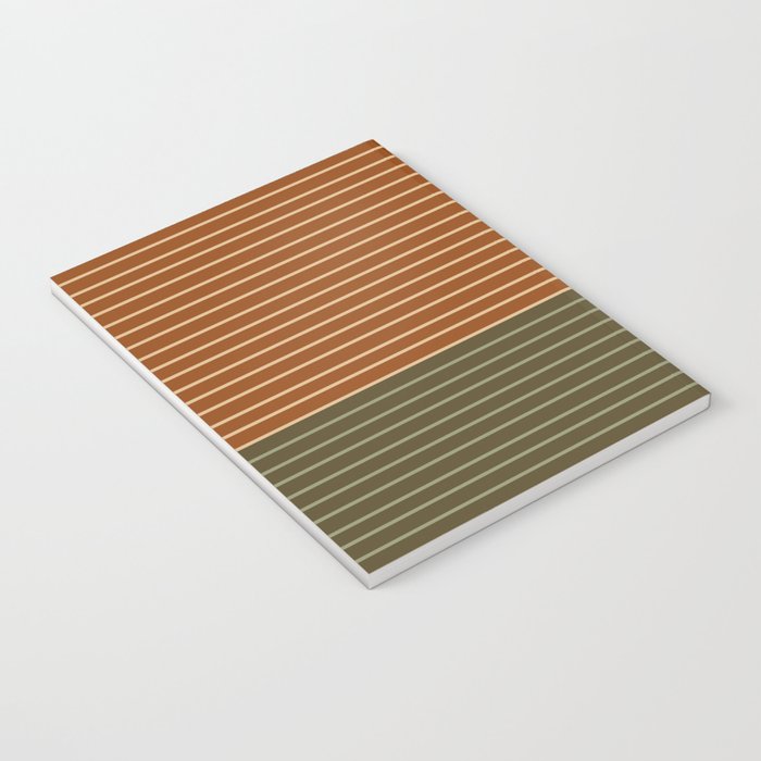 Color Block Line Abstract XIV Notebook Gallery Image 3