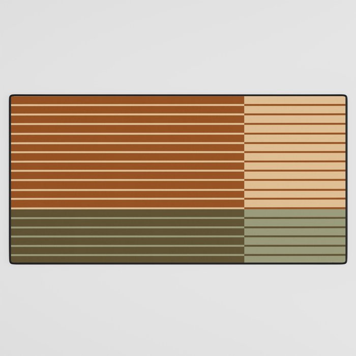 Color Block Line Abstract XIV Desk Mat Gallery Image 3