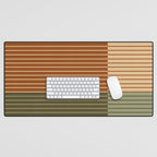 Color Block Line Abstract XIV Desk Mat Gallery Image 1