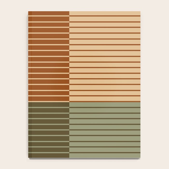 Color Block Line Abstract XIV Notebook Gallery Image 4