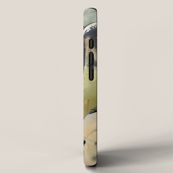 Elegant Lady in Wide Hat iPhone Case Gallery Image 2