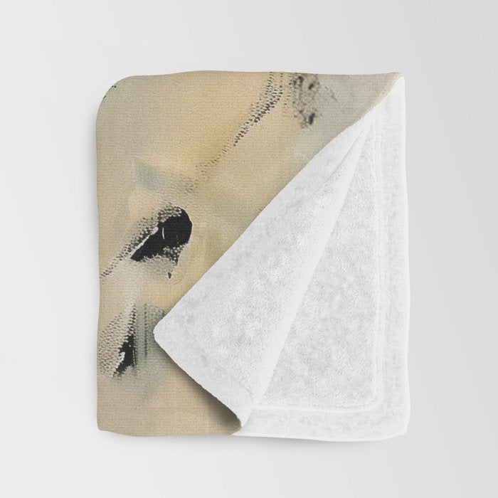 Elegant Lady in Wide Hat Throw Blanket Gallery Image 3