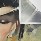 Elegant Lady in Wide Hat Wall Tapestry Gallery Image 3