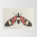  red butterfly Rug Gallery Image 2