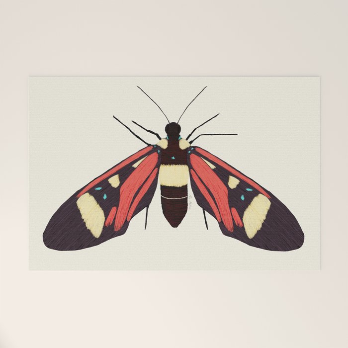  red butterfly Welcome Mat Gallery Image 1