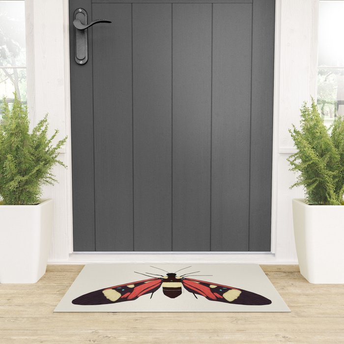  red butterfly Welcome Mat Gallery Image 3