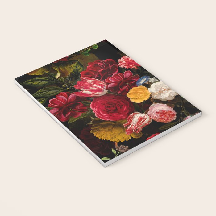 Dutch Vintage Midnight Flower Garden Notebook Gallery Image 3