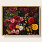 Dutch Vintage Midnight Flower Garden Serving Tray Gallery Image 1