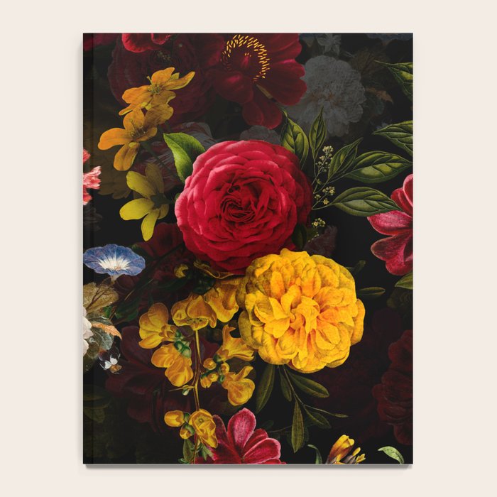 Dutch Vintage Midnight Flower Garden Notebook Gallery Image 4