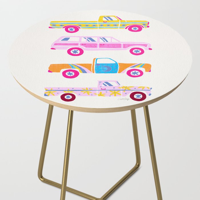 Retro Roads â Candy Palette Side Table Gallery Image 2