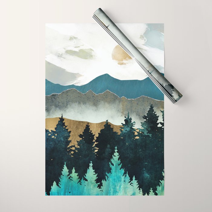 Forest Mist Wrapping Paper Gallery Image 1