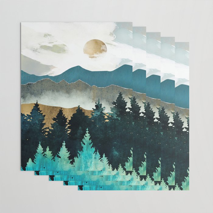 Forest Mist Wrapping Paper Gallery Image 3