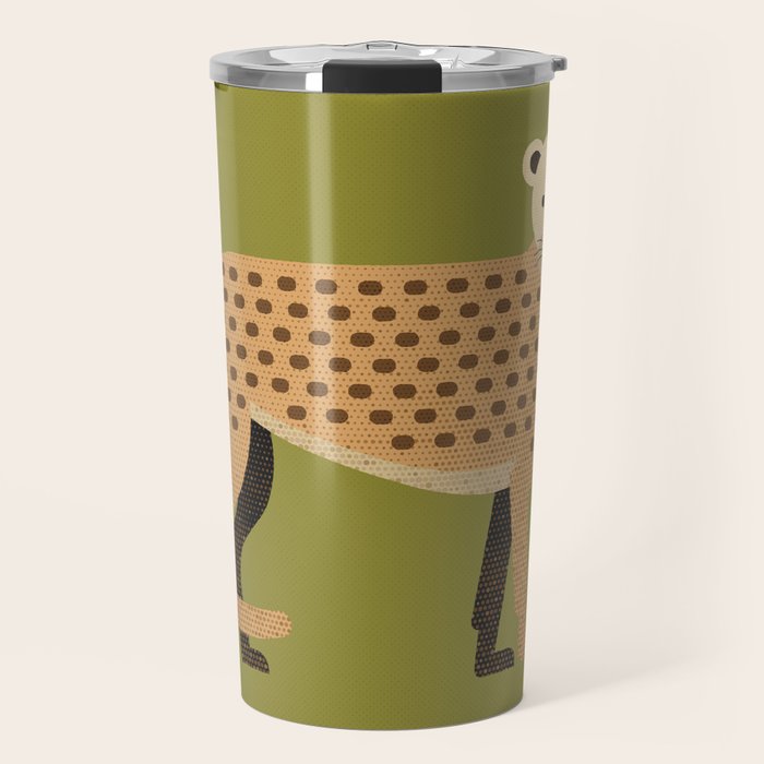 Whimsy Leopard Travel Mug Gallery Image 1