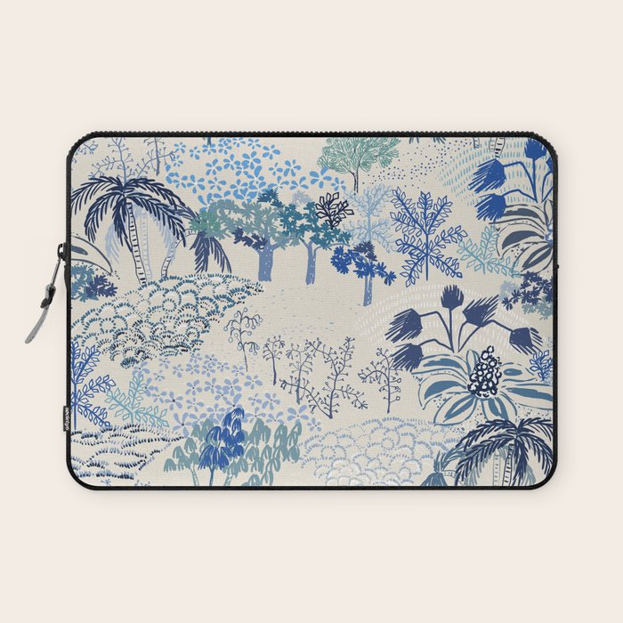 Italian landscape blue Laptop Sleeve Gallery Image 1