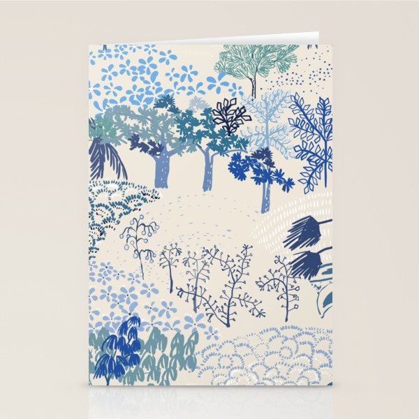 Italian landscape blue Stationery Card Gallery Image 2