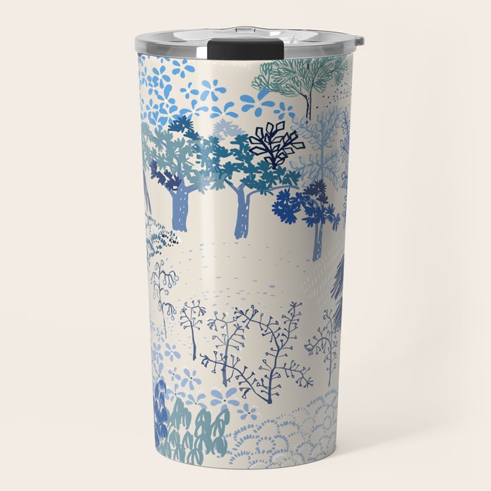 Italian landscape blue Travel Mug Gallery Image 1