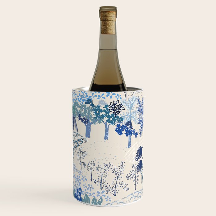 Italian landscape blue Wine Chiller Gallery Image 1
