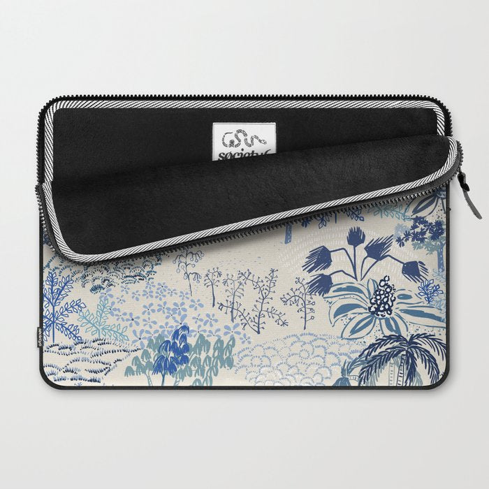 Italian landscape blue Laptop Sleeve Gallery Image 2