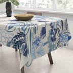 Italian landscape blue Tablecloth Gallery Image 3