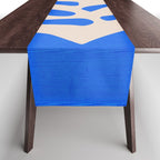 Chathams Blue: Wild Leaf | Matisse Foliage Paper Cutouts 02 Table Runner Gallery Image 1