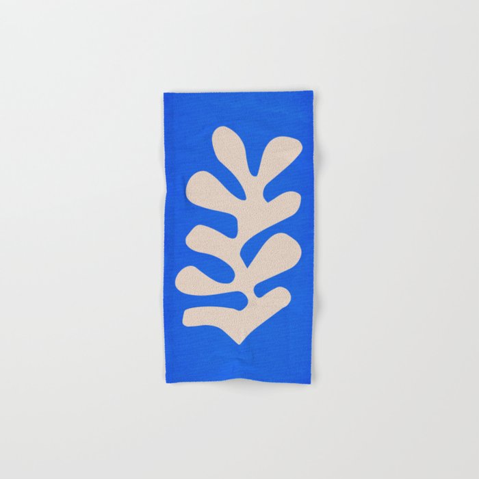 Chathams Blue: Wild Leaf | Matisse Foliage Paper Cutouts 02 Bath Towel Gallery Image 1