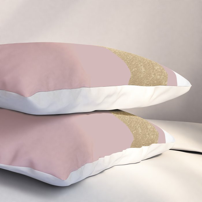 Mauve in the night marble Pillow Sham Gallery Image 3