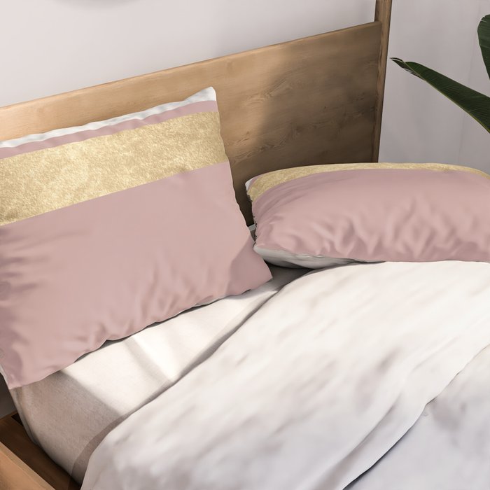 Mauve in the night marble Pillow Sham Gallery Image 2