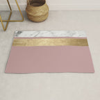 Mauve in the night marble Rug Gallery Image 1