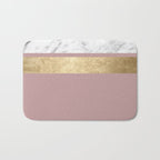 Mauve in the night marble Bath Mat Gallery Image 1