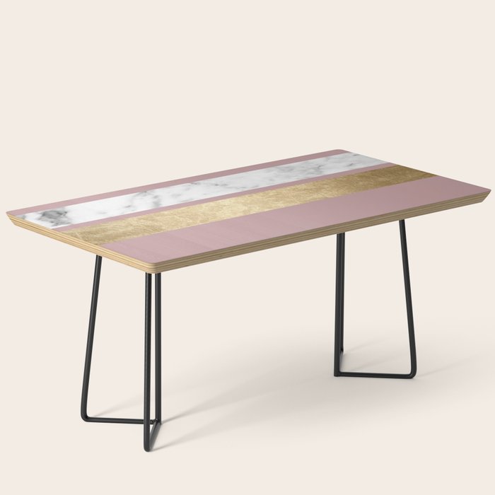 Mauve in the night marble Coffee Table Gallery Image 1