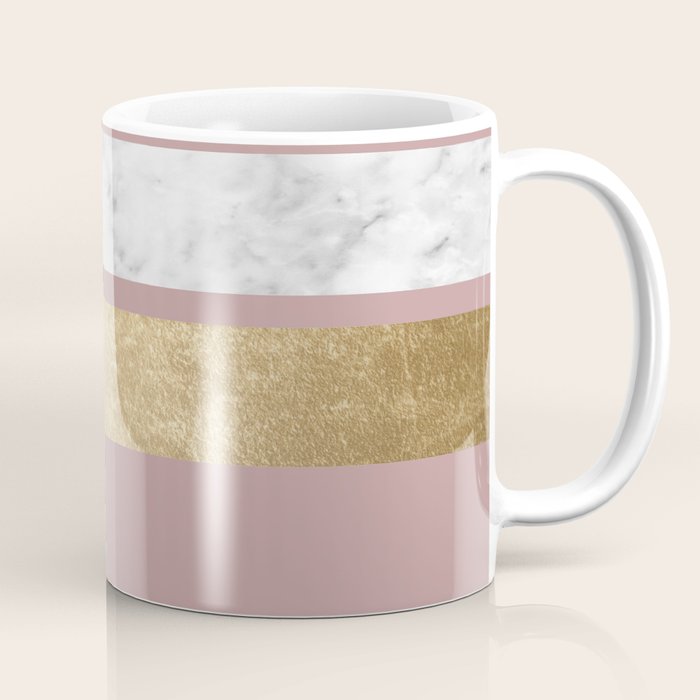 Mauve in the night marble Coffee Mug Gallery Image 1