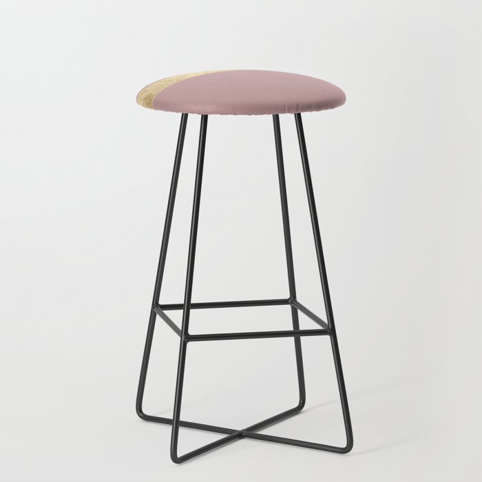 Mauve in the night marble Stool Gallery Image 1
