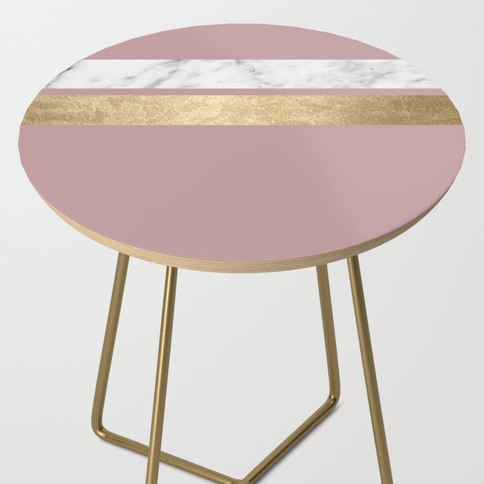 Mauve in the night marble Side Table Gallery Image 2