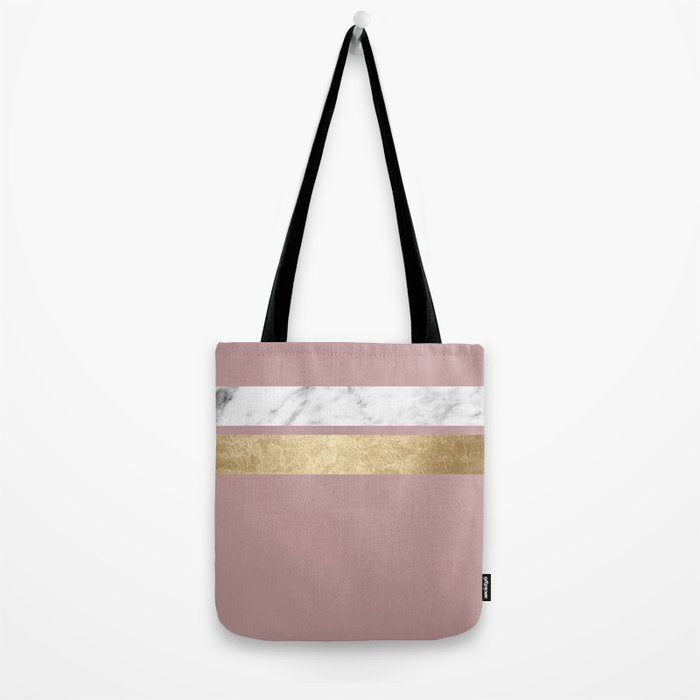 Mauve in the night marble Tote Bag Gallery Image 2
