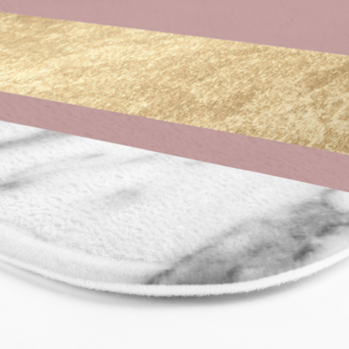 Mauve in the night marble Bath Mat Gallery Image 3