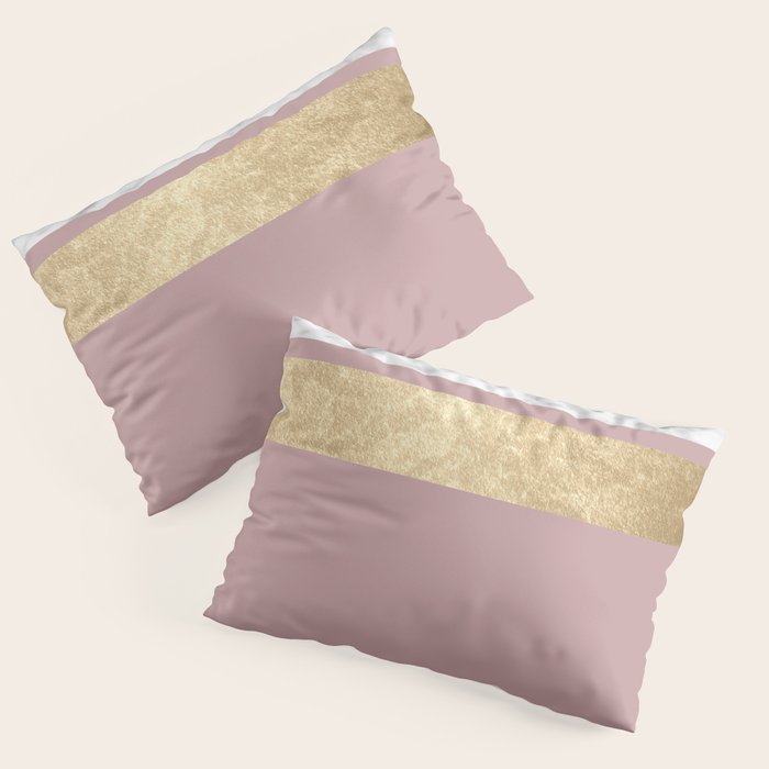 Mauve in the night marble Pillow Sham Gallery Image 1