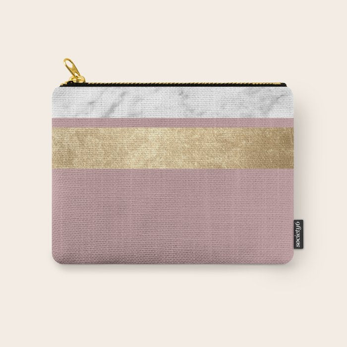 Mauve in the night marble Carry All Pouch Gallery Image 1